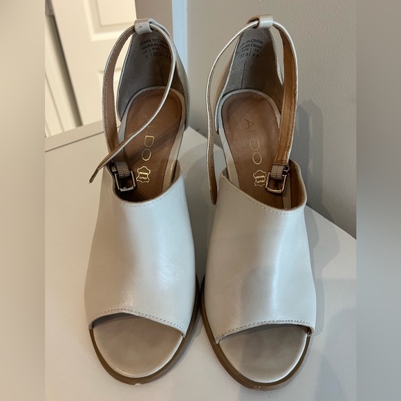 ALDO Women sandals Leather size 7 - Picture 3 of 5